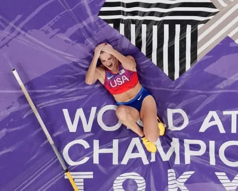 Moon wins third straight world pole vault title in dramatic Japanese final