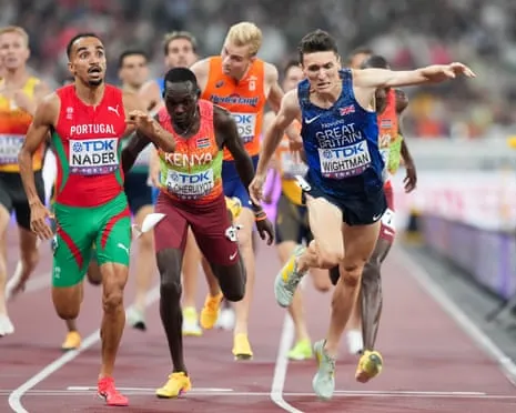 UK's Wightman Denied Gold as Portugal's Isaac Nader Wins Surprise 1500m Win