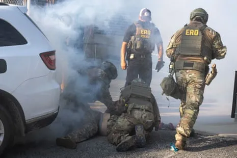 Federal Law Enforcement Use Teargas and Pepper Balls to Break Up Illinois Immigration Demonstration