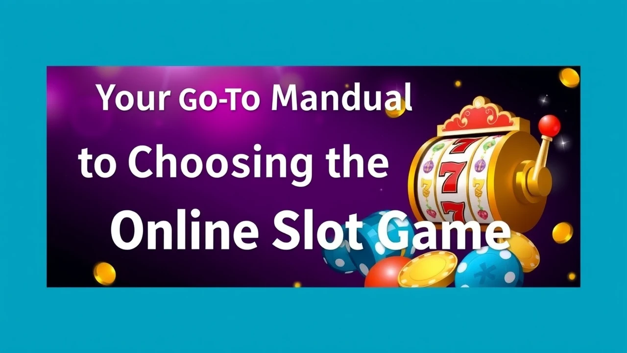 Your Go-To Manual to Choosing the Finest Online Slot Game