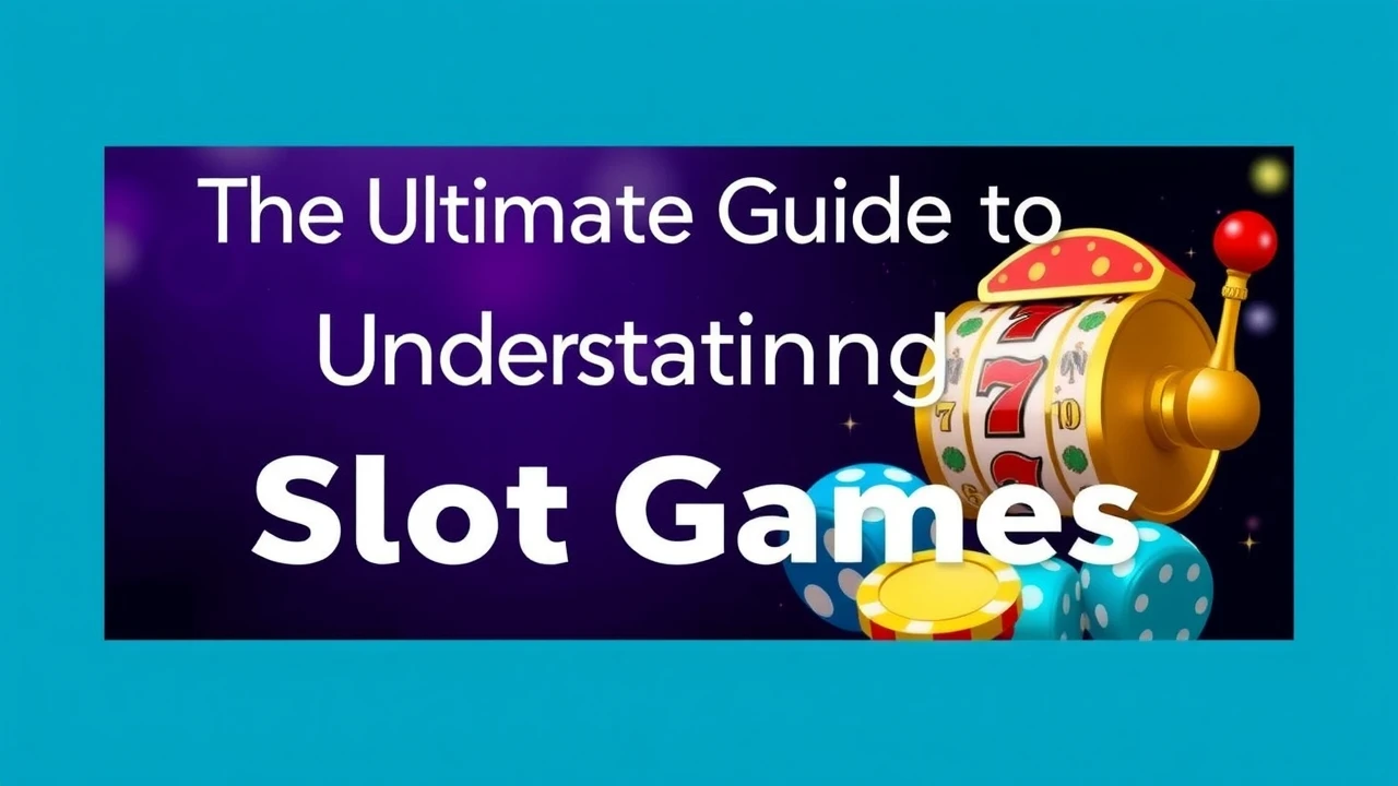 The Ultimate Guide to Understanding Slot Games
