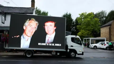 Several Arrests Made Following Trump and Jeffrey Epstein Images Projected on Windsor Castle