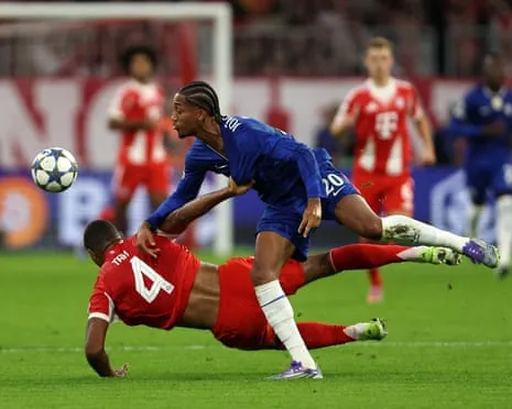 Chelsea's manager fumes as the German giants defender Jonathan Tah escapes red card in UCL setback