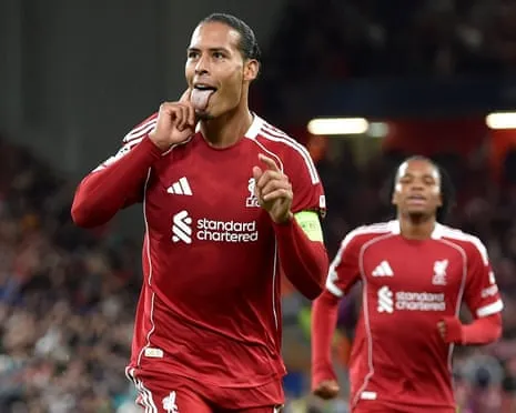 Liverpool’s captain nods last-gasp decisive goal in clash with Spanish giants
